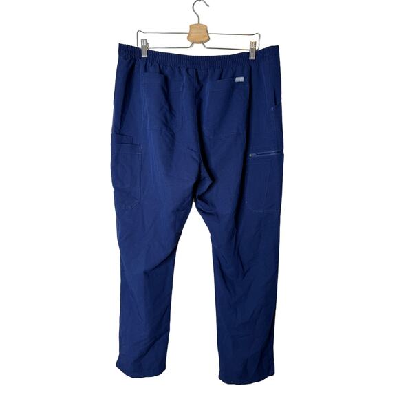 FIGS Women's X-Large Yola Skinny Scrub Pants in Navy Blue - Picture 6 of 10